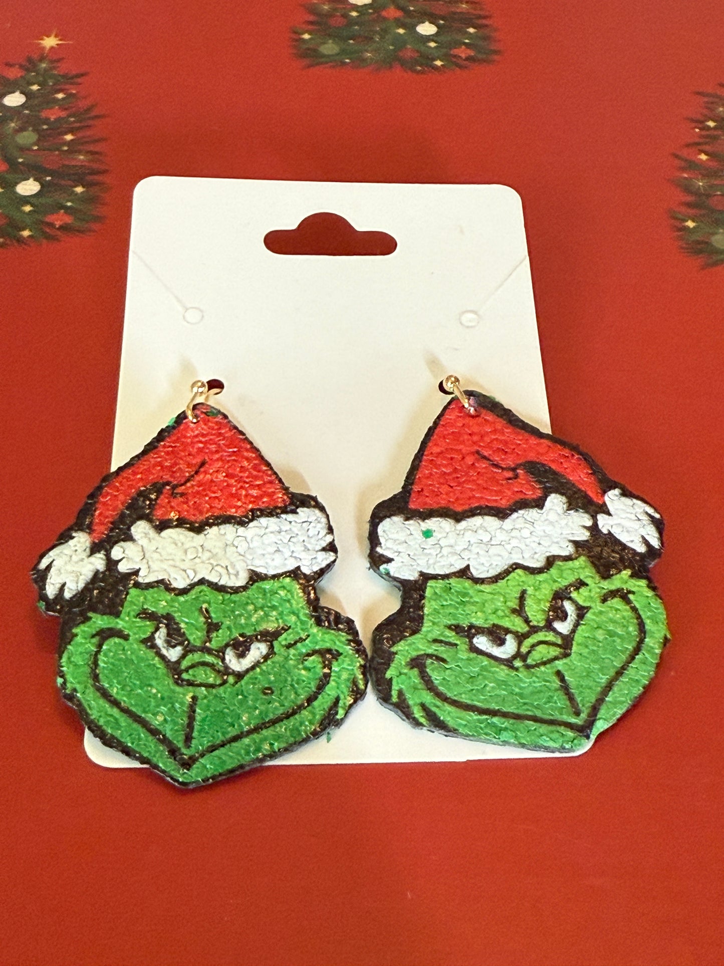 Grinch Dangle Earrings