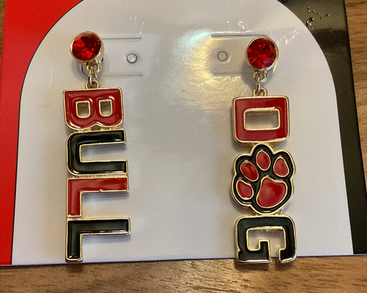 stylish Bull Dog earrings