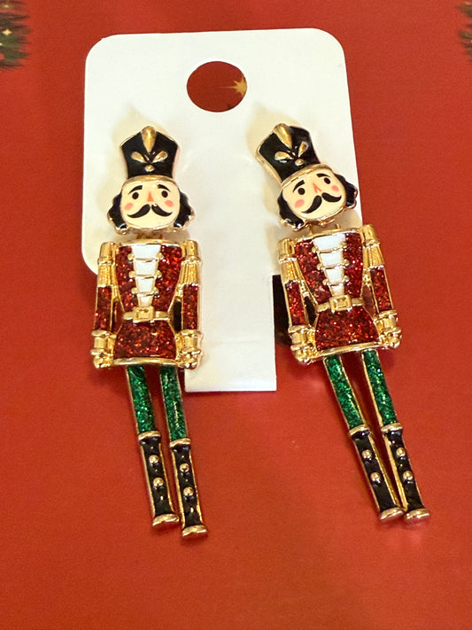 Sparkle Nutcracker Dangle earrings