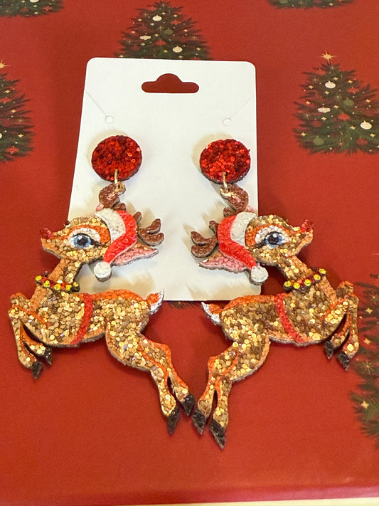 Reindeer Dangle earrings